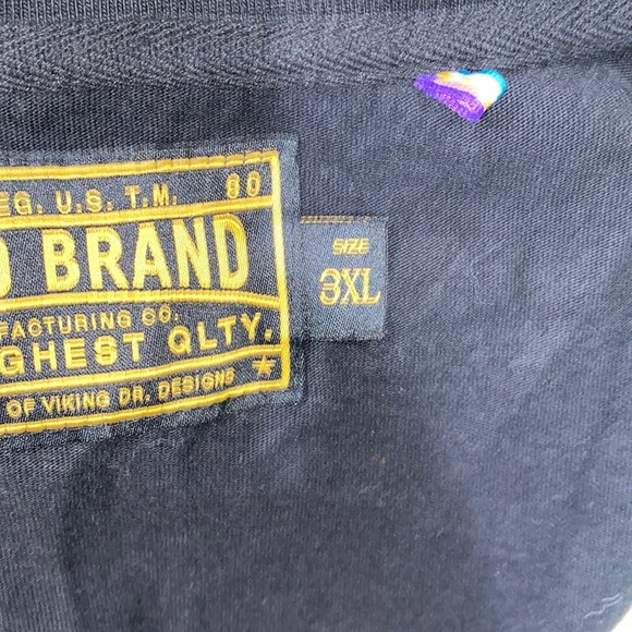 Akoo black & silver graphic T-shirt size 3XL RARE!! - Picture 5 of 11